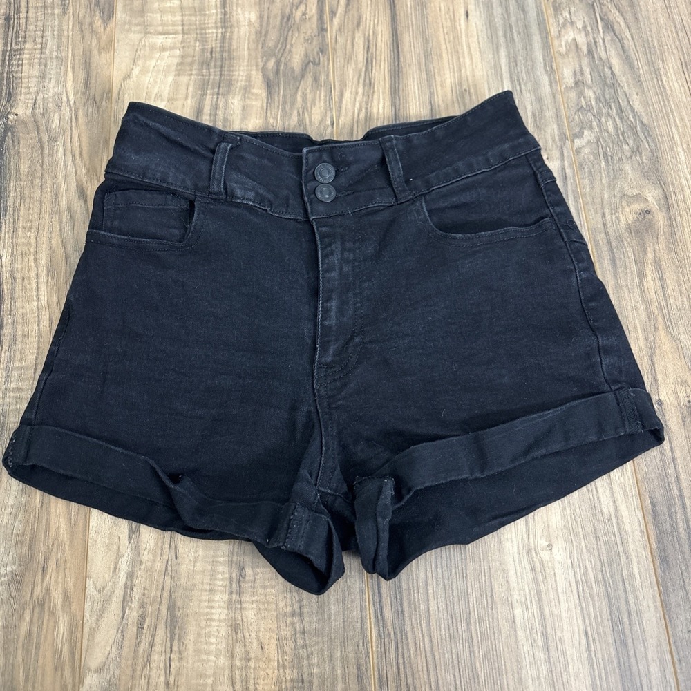 Forever 21 Women's Shorts US 27 Black Denim